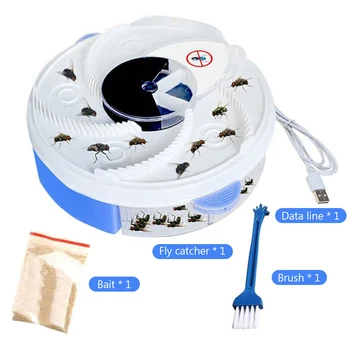 

Insect Traps Fly Trap Electric USB Automatic Flycatcher Fly Trap Pest Reject Control repeller Catcher Mosquito Flying Fly Killer