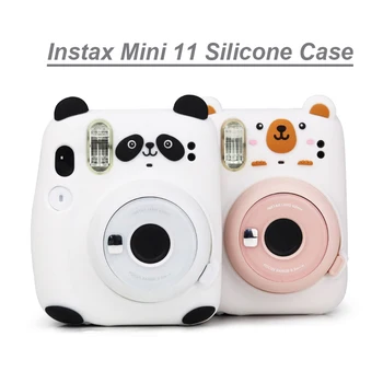 

Mini 11 Instant Camera Case Soft Silicone Cartoon Fujifilm Instax Mini 11 Instant Film Camera Accessory Protection Shell Cover