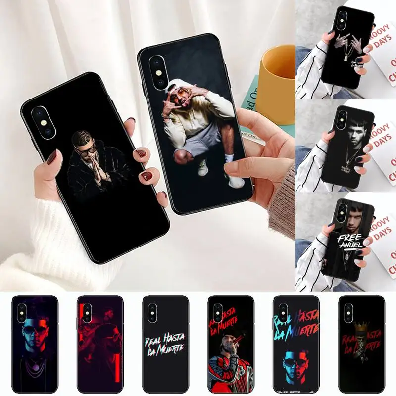 

Anuel AA Phone Case For Huawei Y5 Y6 II Y7 Y9 PRIME 2018 2019 NOVA3E P20 PRO P10 Honor 10