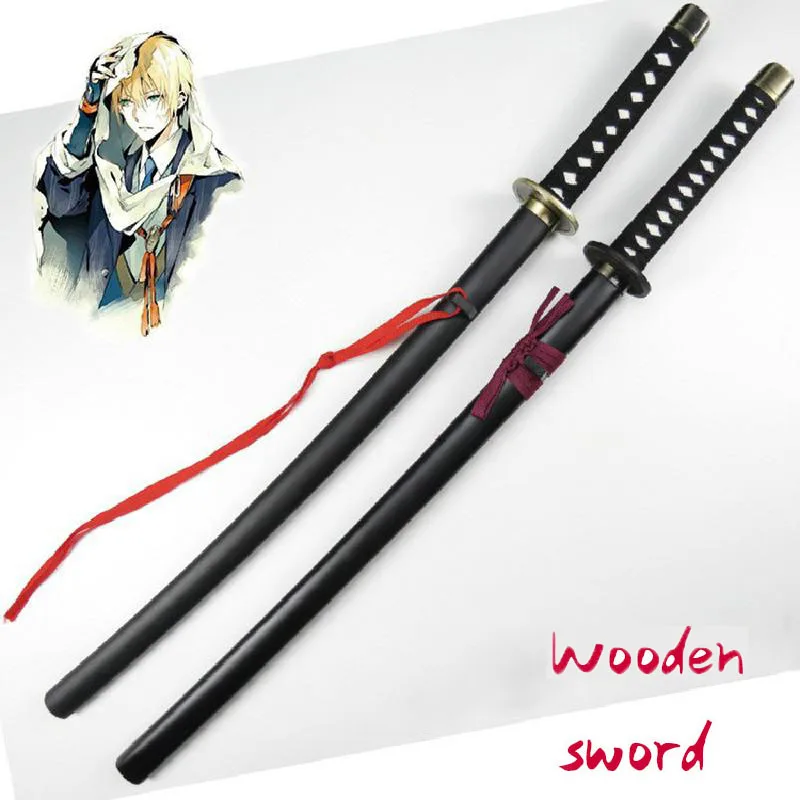 Деревянный аниме меч для косплея оружие реквизит Touken Ranbu Online 100 см карнавальный