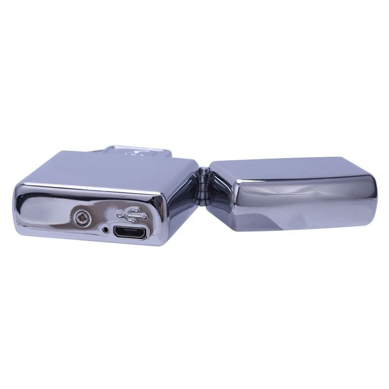 Крестовая двухдуговая плазменная Зажигалка Usb ветрозащитные, импульсные металлические электронные зажигалки