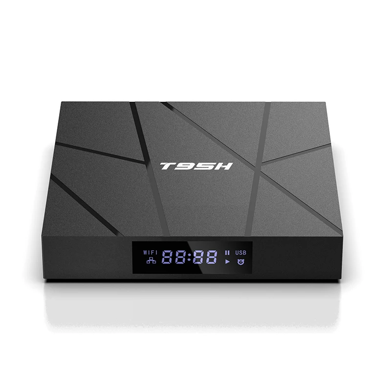 

T95H Android 10.0 Smart TV Box H616 Quad-core 64 Bit TV Box 4+64GB 6K Media Video Player WiFi LCD Display Set-top Box