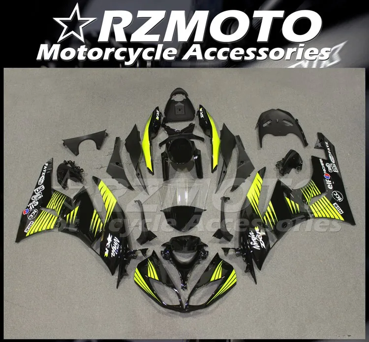 Новый ABS мотоцикл весь обтекатель комплект подходит для Kawasaki Ninja ZX-6R 636 09 10 11 12 ZX6R 2009