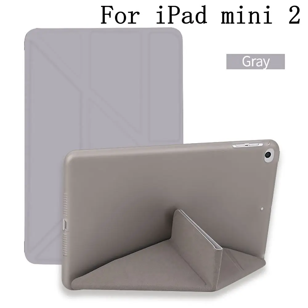 Чехол Floveme для i Pad Air 2 Шелковый чехол для i Pad Mini 2 4 5 складной тонкий полный защитный чехол для i Pad Pro 9,7 12,9 - Цвет: For iPad mini 2