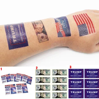 

US General Election 2020 Commemorative Coin Commemorative Banknote Paper Currency Tattoo Sticker Election Tattoo Sticker KQS8