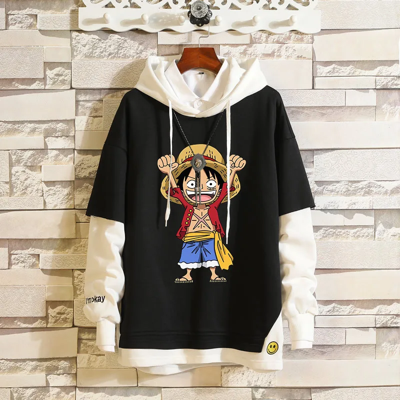 One Piece Luffy Cosplay Hoodies Roronoa Zoro Sweatshirt Patch Hooded Sweater Chopper Adult Unisex Spring and Autumn Costume0 (6)