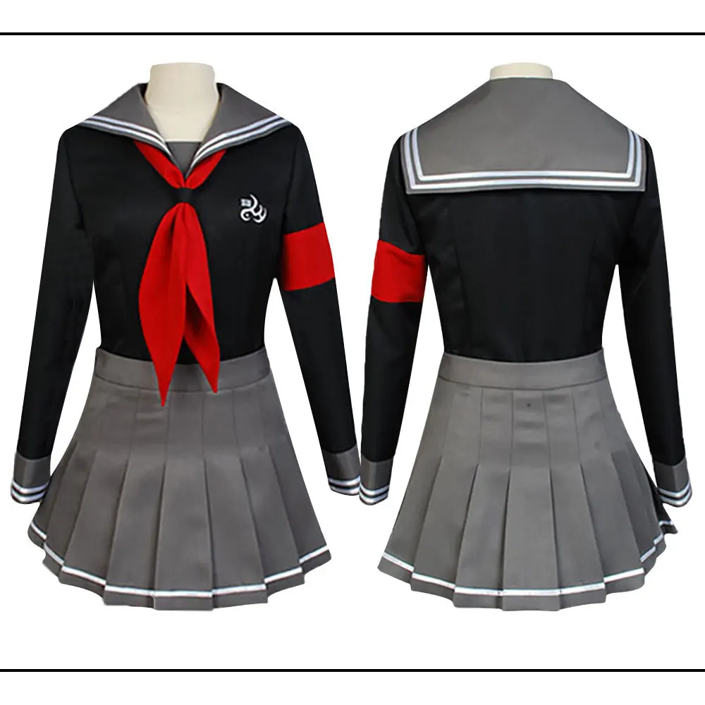 Аниме Dangan Ronpa Peko Pekoyama Danganronpa карнавальный костюм Schlool JK Униформа моряка Топ Юбка
