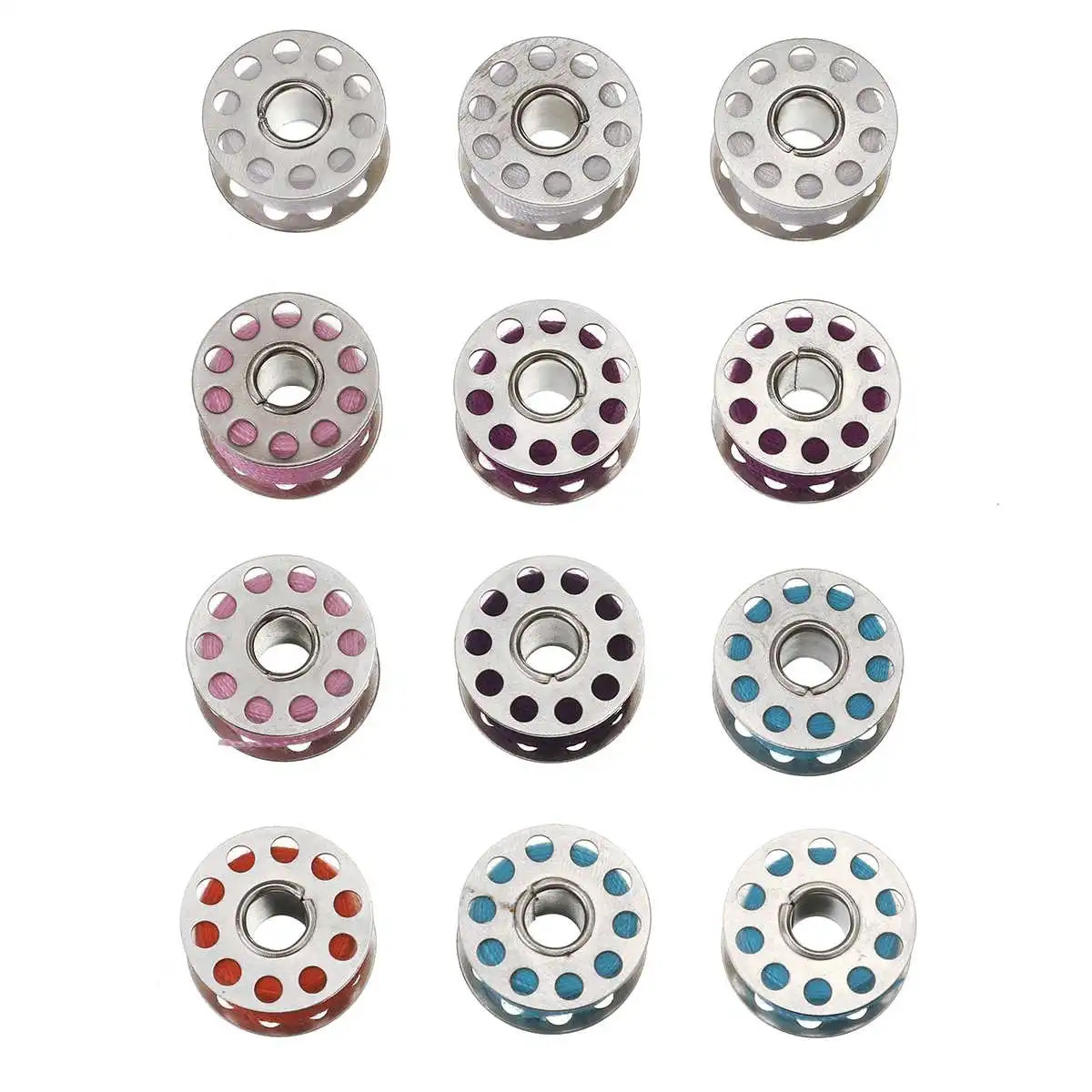 30pcs Portable Mini Hand Sewing Machine Household Cordless Electric Stitch Needlework Set for Quick Repairs DIY Clothes Stitchin