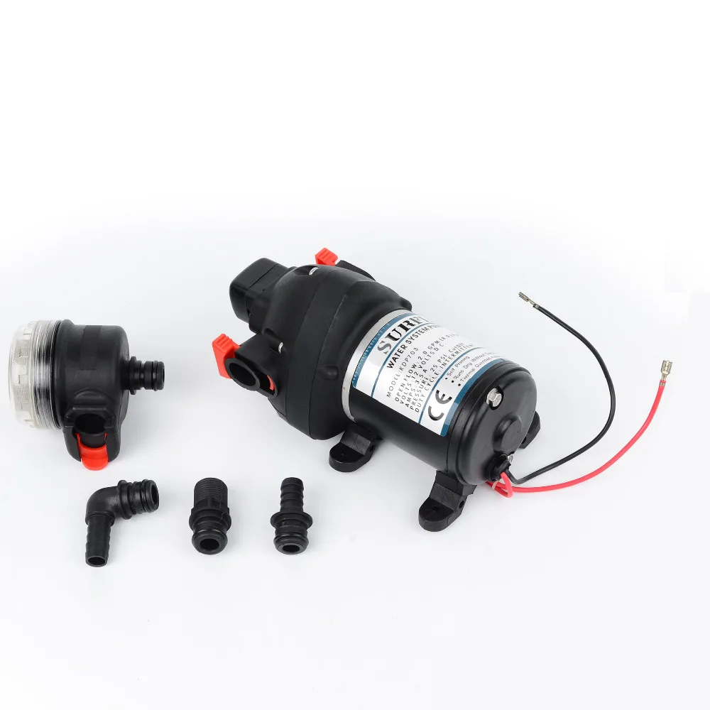 SURFLO KDP-701 DC electric Automatic Water System Pump 12V 11L/min high pressure 60psi for handling a broad range of chemicals