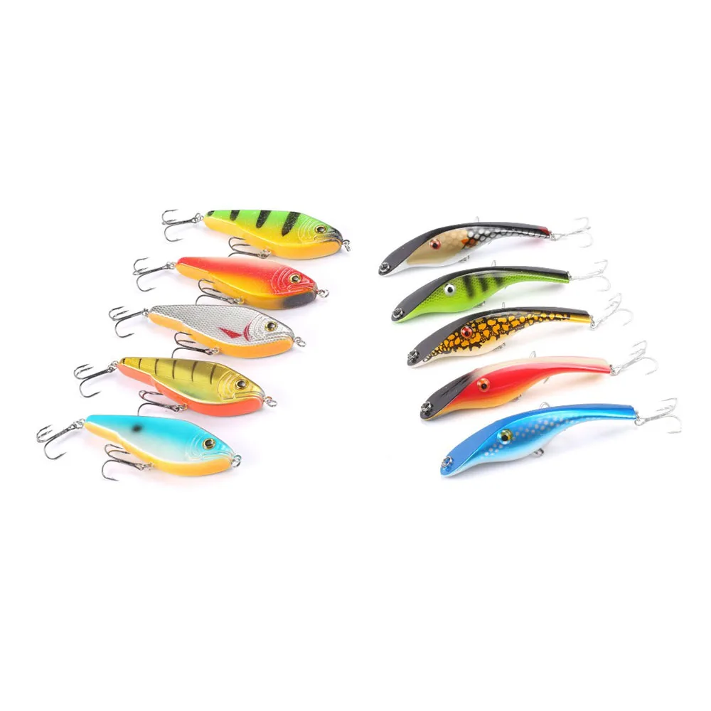 MIZUGIWA 5 шт. Zalt Musky Щука Редкие Jerkbait + Buster рывок большой VIB приманки Крючки рыболовные
