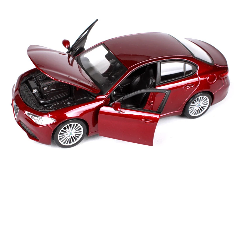 1:24 Alfa Romeo Giulio литые модели автомобилей brinquedos детские игрушки подарок для детей