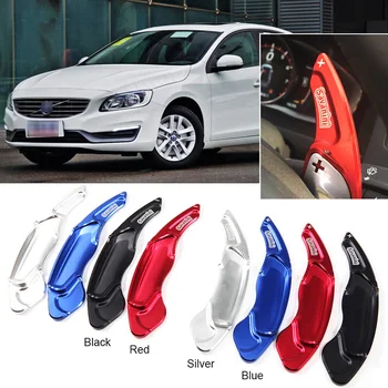 

2pcs High Quality Aluminum Car Steering Wheel Shift Paddle Shifter Extension For Volov S60L 2014-2017
