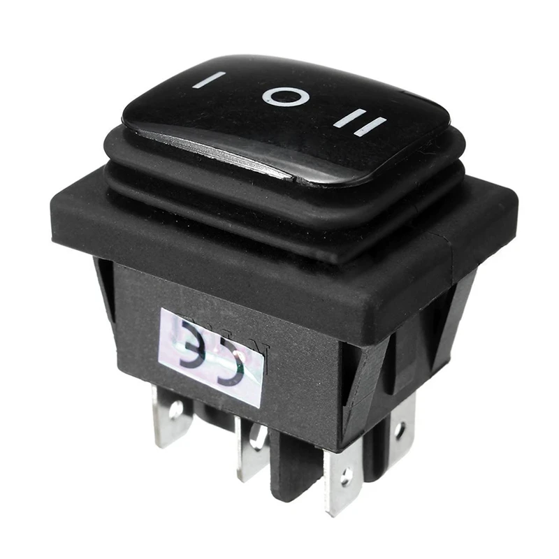 2 шт. 12V Прямоугольник душь 6Pin DPDT блокировки ВКЛ ВЫКЛ на кулисный переключатель