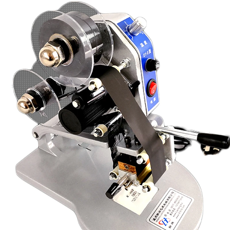 Машина для кодирования даты штамп кодер горячей фольги принтер с ручным способом