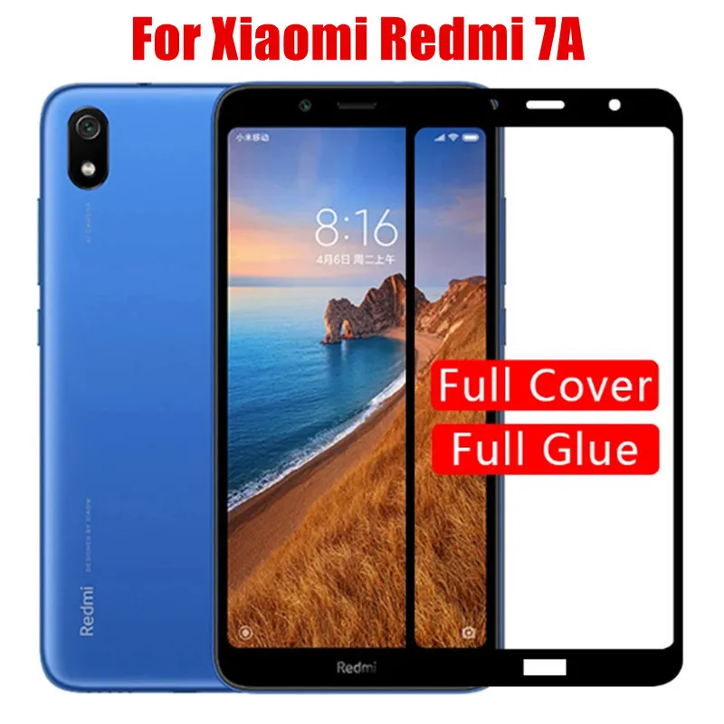 2 шт. для Xiaomi Redmi 7A xiomi redmi7a защитное стекло Защита экрана на xaomi Ksiomi redmi 7a полное