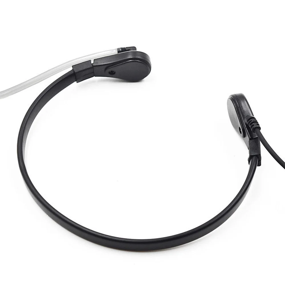 Горловой микрофон Воздушная трубка Гарнитура для Kenwood радио Baofeng UV-5R GT-3 UV-82 иди и болтай Walkie довольно хорошее анти-шума