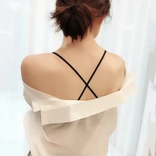 Одна пара; Новинка; регулируемые бретельки; нескользящие невидимые бретельки; яркие цвета; бретельки; нижнее белье для девочек; эластичные бюстгальтеры