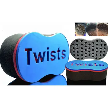 

Wave Barber Hair Brush Sponge for Dreads Afro Twist Curl Coil Magic Tool