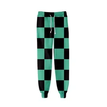 Demon Slayer: Kimetsu no Yaiba штаны для косплея Kamado Tanjirou Agatsuma Zenitsu мужские повседневные спортивные штаны с 3D принтом