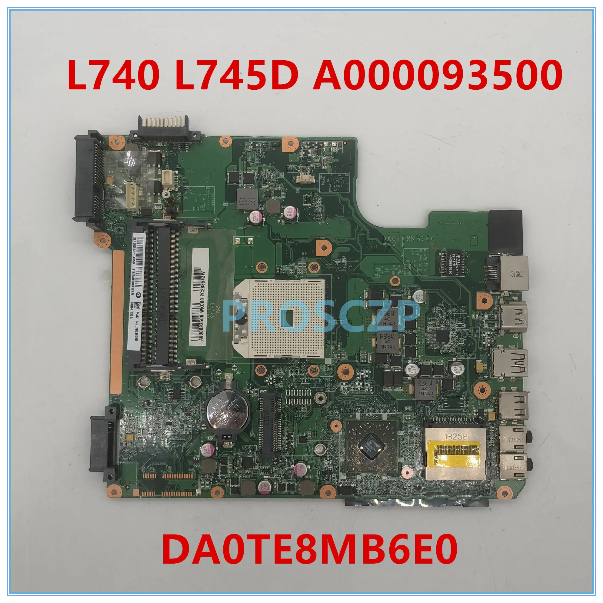 Высокое качество для L740 L745D Материнская плата ноутбука A000093500 DA0TE8MB6E0 совместимость