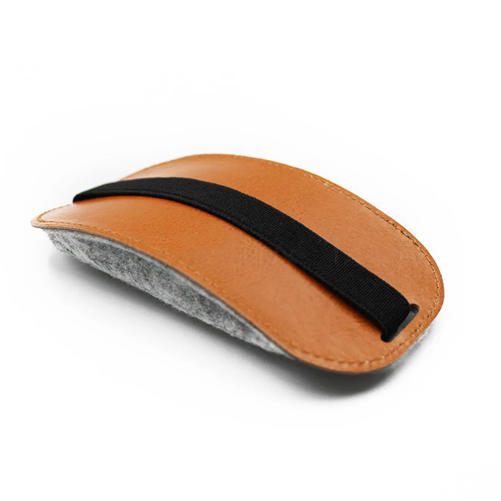 

Soft PU Leather Protective Case for Magic Mouse 2 Wireless Mouse Anti-fall Cover Storage Bag