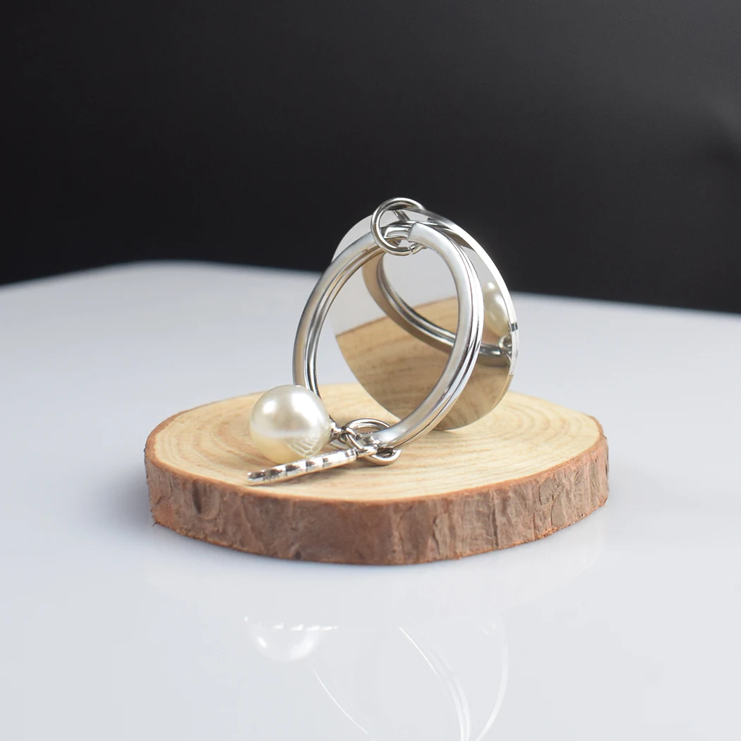 Personalized Music Code Keychain with Engraved QR Code