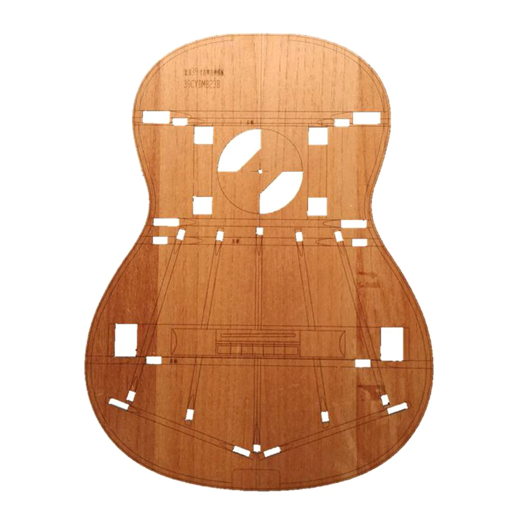 

Wooden 39 Inch Classical Guitar Templates Body Template Luthier Supply