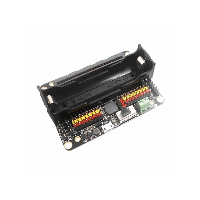 

A15-- for Robotbit expansion board for Micro:bit Extension Board use 18650 Lithium Battery for Robot:bit V2.1