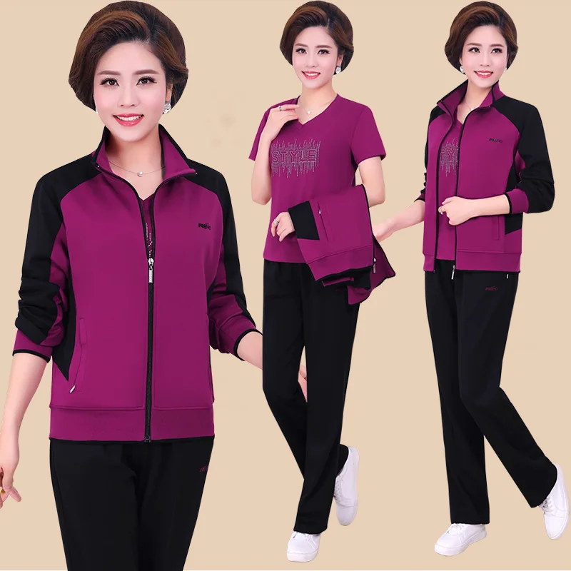 Hoge kwaliteit Sporting suit vrouwelijke Nieuwe Lente herfst Midden