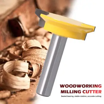 

Milling Drill Bit Wood Slotting Integrated Wall Edge Woodworking Semicircle Router Bit Trimming Cutter Machine Tool Supplies