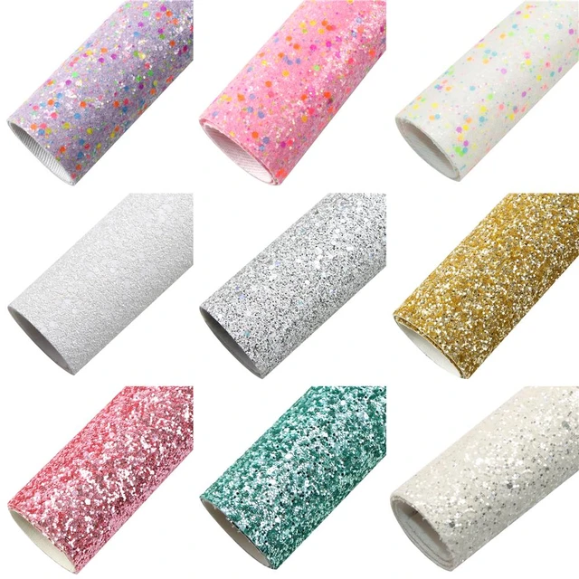 Chunky Glitter Faux Leather Sheets Faux Leather Sheets Bows, 53 OFF