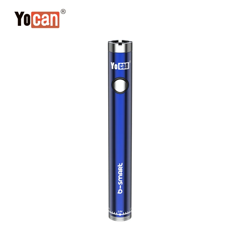 Blue Современная электронная сигарета, YOCAN B smart электронная сигарета моды 320 мА/ч, подогреть Батарея Регулируемый Напряжение 510 вапорайзер с резьбой Батарея - Color: Blue
