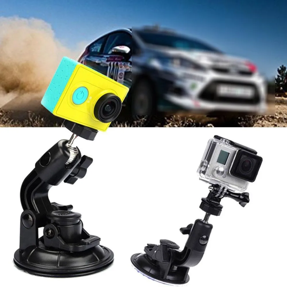 Автомобильный адаптер на присоске для окон и стекол, крепление на присоске для GoPro Hero 8 7 6 5 SJCAM Yi 4K EKEN DJI Osmo, набор аксессуаров для экшн-камеры