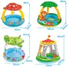 Children's Slide Baby Pool Water Slide Inflatables Kid Swimming Pool Infant Pools Children's Sliding Board Swim Pool Outdoor 5