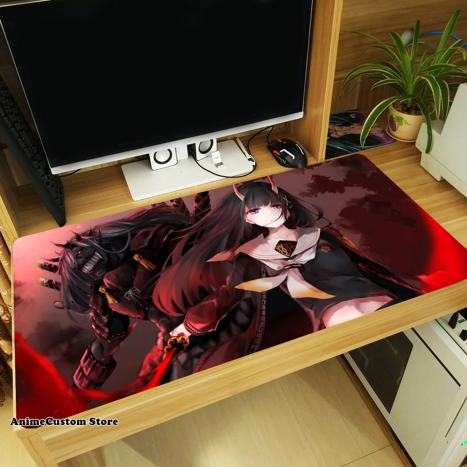 Anime rokudenashi majutsu koushi to akashic records cool Custom Gaming Mat  Desk