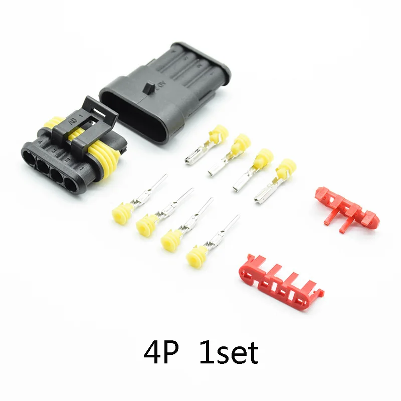 2/5 комплектов 1/2/3/4/5/6 контактов 18 15 AWG супер уплотнение водонепроницаемый