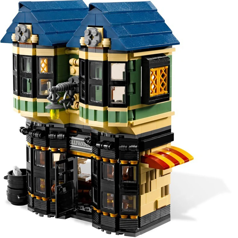 16012, 2025 шт., серия фильмов, набор "Diagon Alley", строительные блоки, кирпичи, развивающие игрушки для детей, совместимые 10217