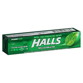 

Halls Spearmint SGL, 9-Count (Pack of 20)