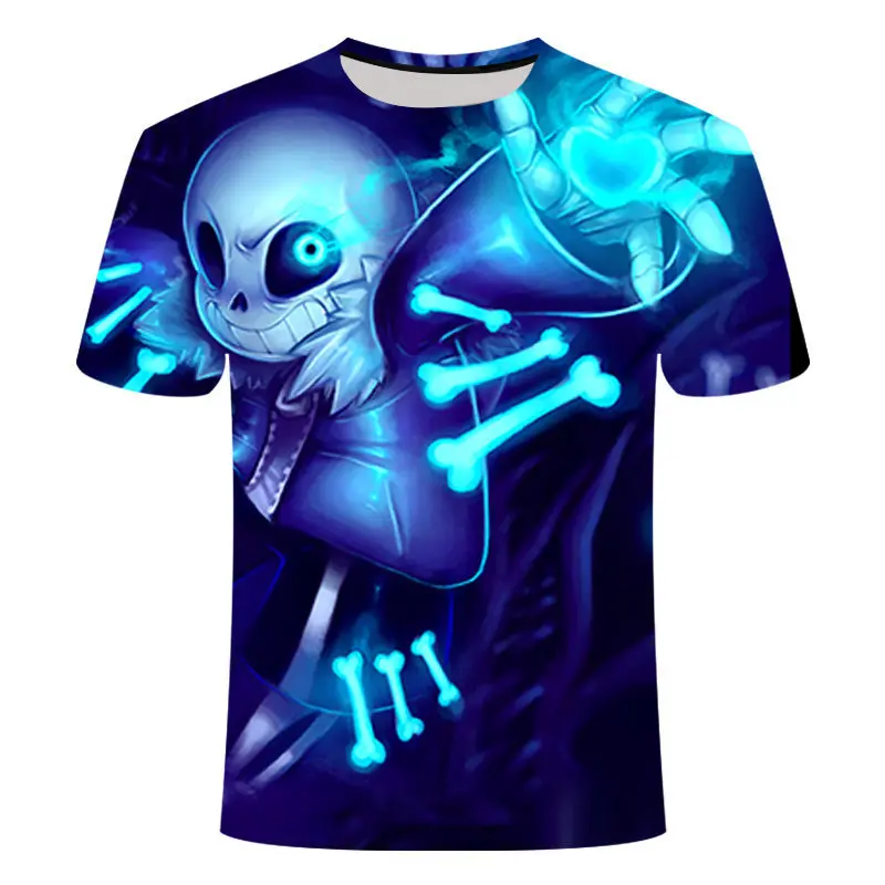 Skull Tshirt Men Card T-shirt Punk Rock Clothes 3d Print T Shirt Funny Anime Mens Clothing New Casual Summer Tops - Цвет: TX254