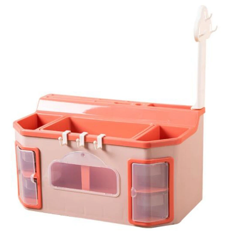 

Fashion Multifunctiona Spice Rack Kitchen Shelf Tools Box Spice Jar Storage Rack Chopsticks Cutter Storage Box Large Capacit Pin