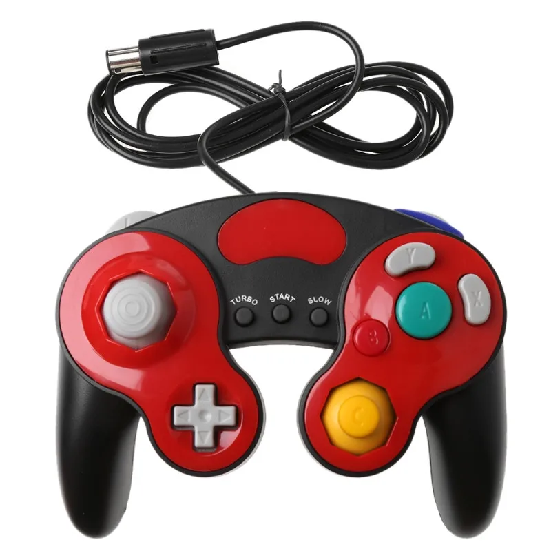 Wired Handheld Joystick Gamepad Controller For Game Cube Wii NGC Console 