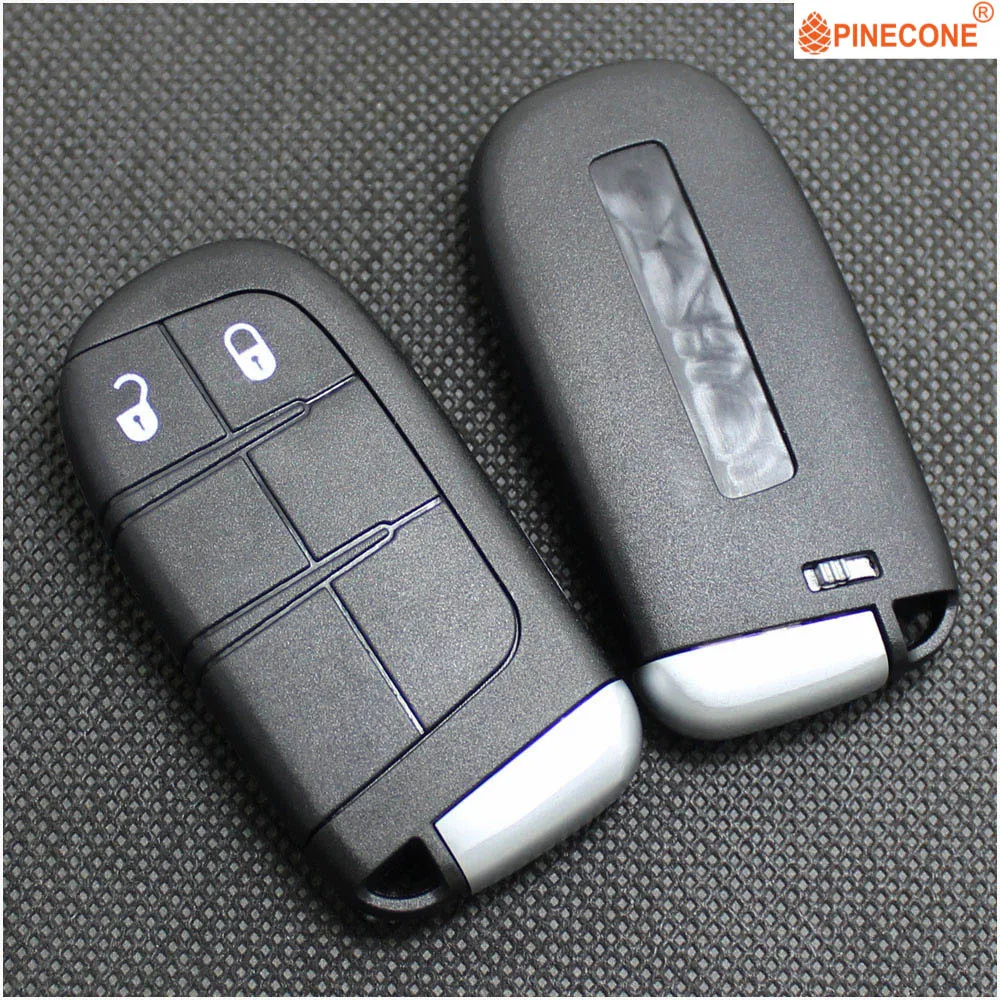 PINECONE для Chrysler Dodge Journey 2011 2012 2013 БЕСКЛЮЧЕВОЙ вход 2 кнопки Замена Автомобильный смарт ключ-Брелок чехол