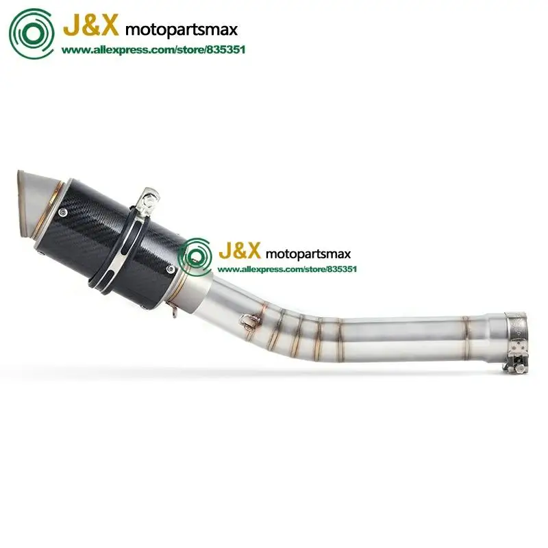 Выхлопной глушитель R6 из нержавеющей стали для мотоцикла среднее звено