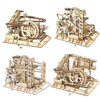 

Wooden Hand Assembled Three-Dimensional Puzzle Toy Wooden Treasure Box Puzzle Kit A Mechanical Engineering Kit