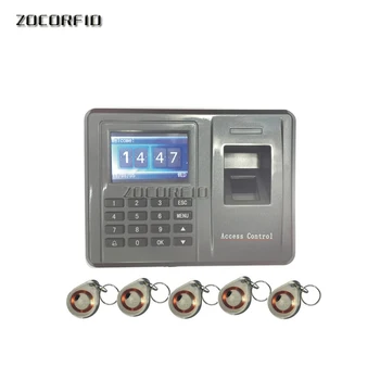 

RFID&Biometric Fingerprint Access Control Machine Electric RFID Reader Scanner Sensor Code System +10 crystal keyfobs