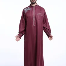 Мусульманская Мужская одежда, индийский длинный свитер, Ближний Восток, Арабские халаты хуэй, национальная одежда, длинное платье без подкладки