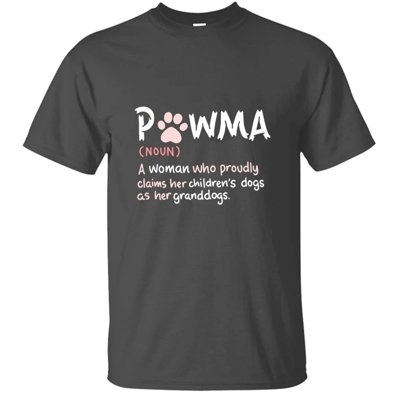 Дизайн смешной собаки любовь: grandma aka powma Футболка мужская крутая белая мужская футболка Crazy Harajuku Хип-хоп Топ