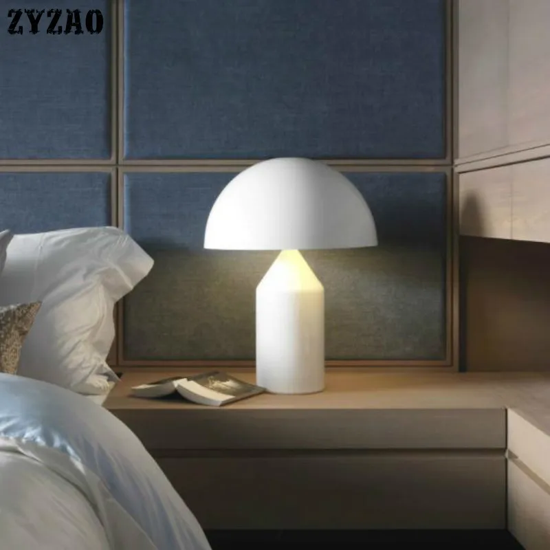  Minimalist Postmodern Table Lights Bedroom Bedside Lamps Study Nordic Personality Creative Mushroom