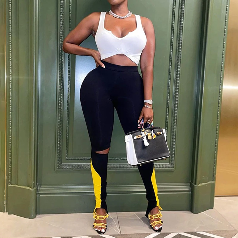 

Модные женские леггинсы для тренировок со вставками, черные повседневные брюки с высокой талией и эффектом пуш-ап для бега и занятий спортом, 2024