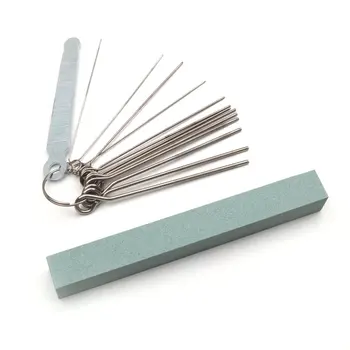 

High Quality Material Silk Protective Cover Sanding Stone Set Cattle Bone String Pillow String Nail Fingerboard Grinding Stone